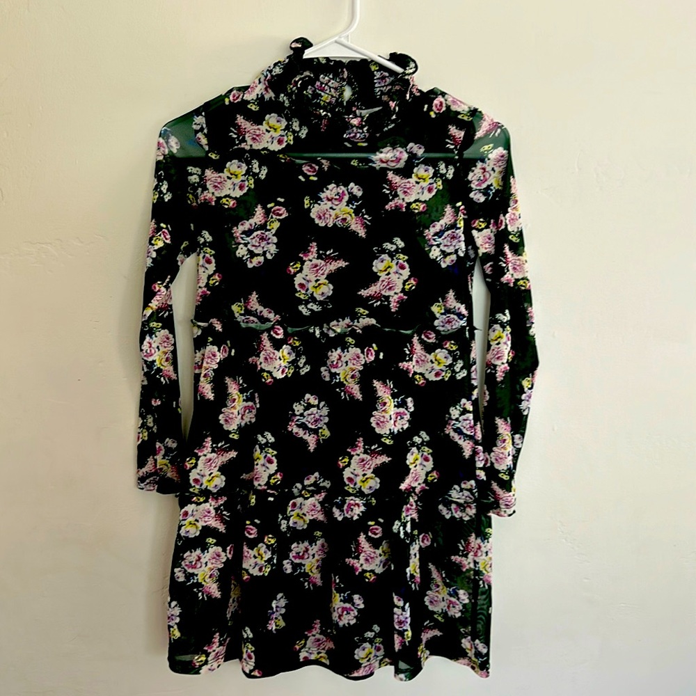 Love Fire, floral Dress, Junior size M